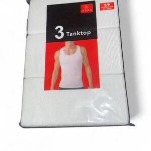 Lebra 3-Pack Mens Tank Tops New Size Small Undershirt Casual Wear